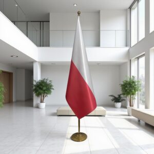 drapeau Pologne et UE