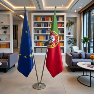 drapeau Portugal et UE
