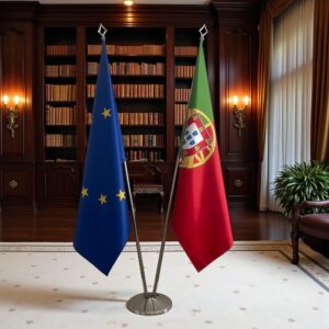 drapeau Portugal et UE