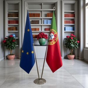 drapeau Portugal et UE