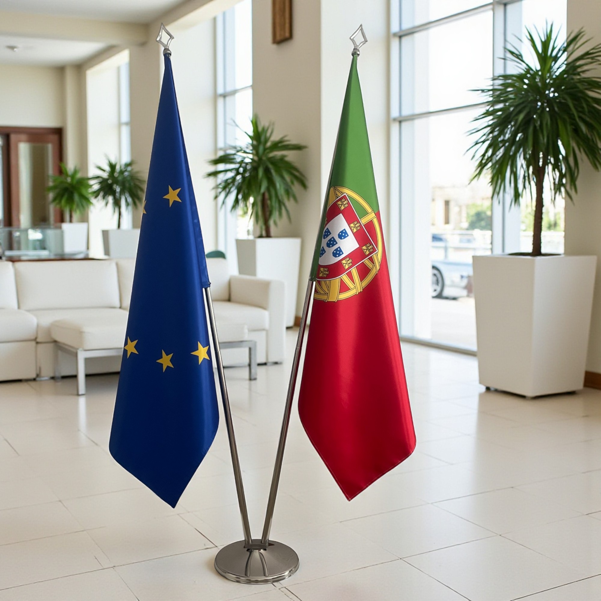 drapeau Portugal et UE