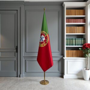 drapeau Portugal avec mat