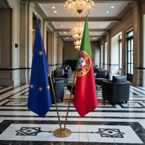 Pavillon Portugal avec pied marbre haut de gamme