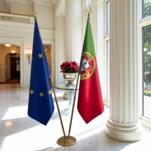 Pavillon Portugal et socle en marbre de prestige