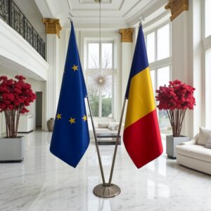 drapeau Roumanie pour bureau