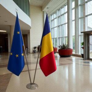 drapeau Roumanie pour bureau