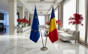 drapeau Roumanie pour bureau