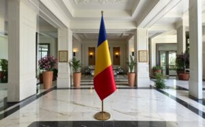 drapeau Roumanie pour bureau