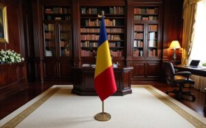 drapeau Roumanie pour bureau