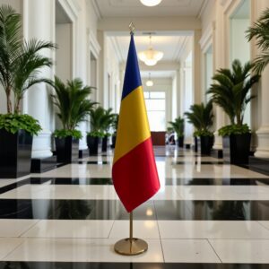 drapeau Roumanie pour bureau