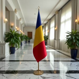 drapeau Roumanie pour bureau