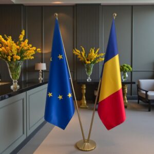 base porte-drapeau en inox de qualité