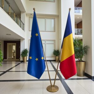 base porte-drapeau en inox diplomatique
