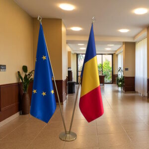 base porte-drapeau en inox lourd