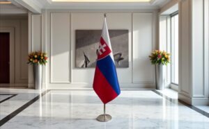 base porte-drapeau en inox robuste