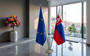 base porte-drapeau en marbre de bureau