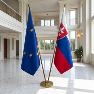 drapeau Slovaquie et UE