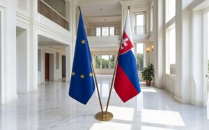 drapeau Slovaquie et UE