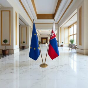 drapeau Slovaquie et UE