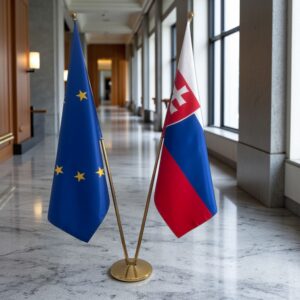 drapeau Slovaquie et UE