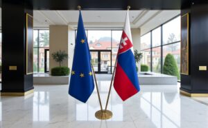 drapeau Slovaquie et UE