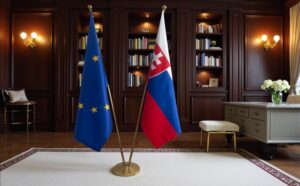 drapeau Slovaquie et UE