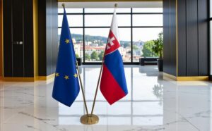 drapeau Slovaquie et UE