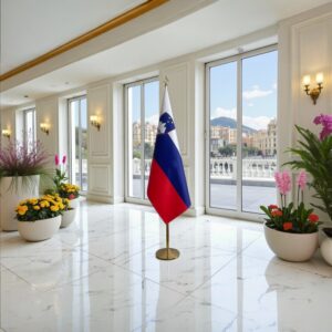 Pavillon Slovenie avec socle en granit de qualité