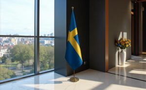 drapeau Suède et UE