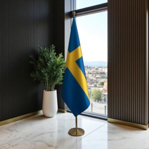 drapeau Suède sur hampe