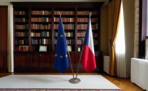 drapeau Tchequie et UE