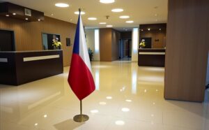 drapeau Tchequie pour bureau