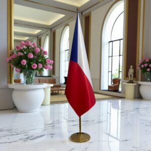 Pavillon Tchequie pour socle en bois classique