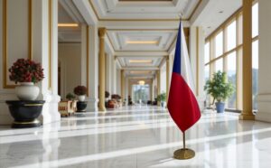 drapeau Tchequie pour bureau