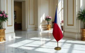 drapeau Tchequie pour bureau