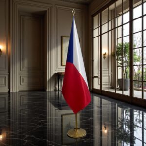 drapeau Tchequie pour bureau