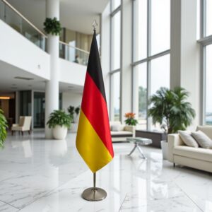 drapeau allemand avec socle