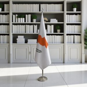 drapeau Chypre sur hampe