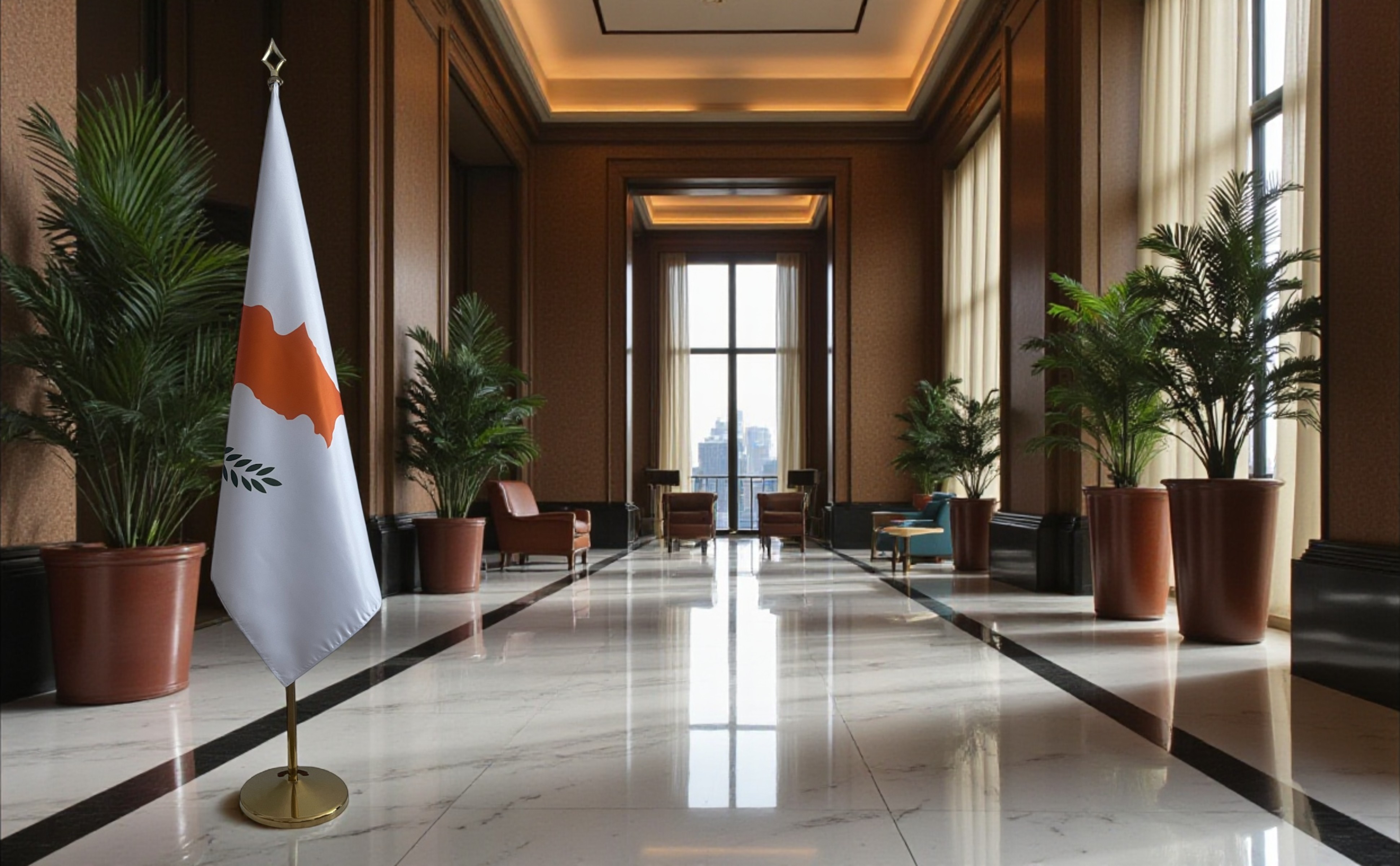 drapeau Chypre diplomatic