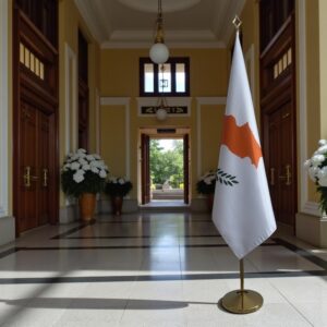 drapeau Chypre diplomatic
