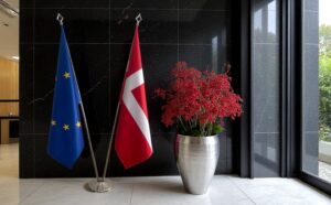 drapeau Danemark et UE