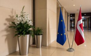 drapeau Danemark et UE