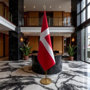 Pavillon Danemark pour socle en marbre de prestige