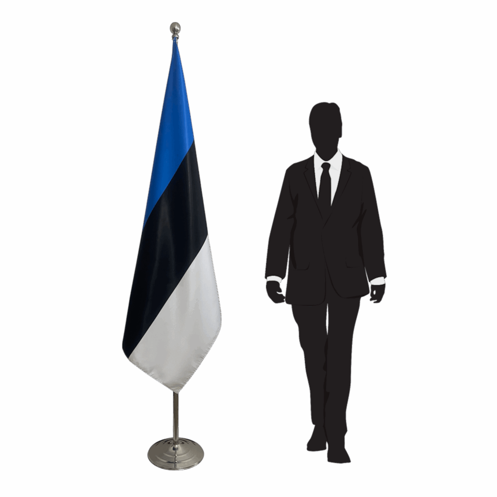 Pavillon estonie sur socle en granit antidérapant