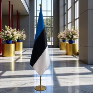 Pavillon estonie pour socle en marbre design