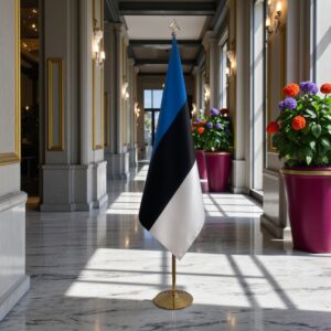 Pavillon estonie pour socle en marbre haut de gamme