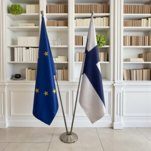 Pavillon Finlande et socle en marbre design