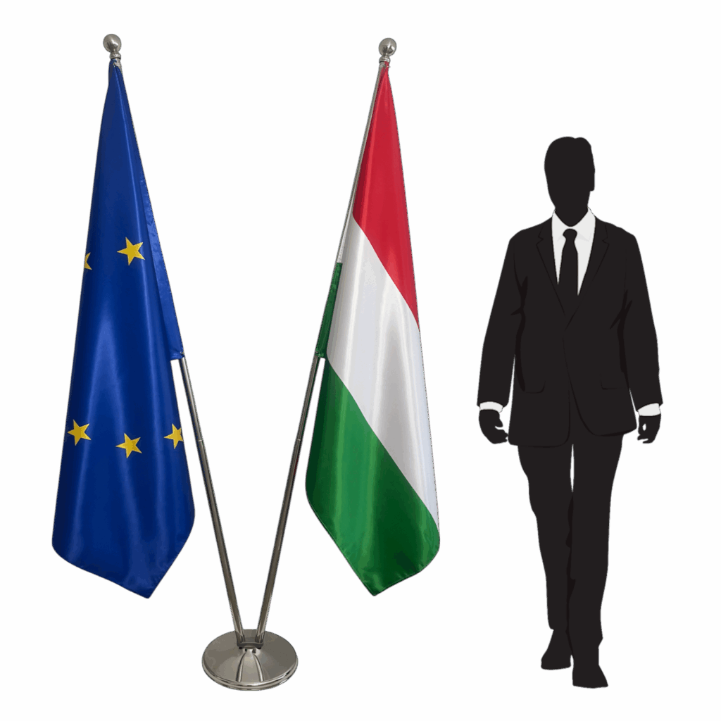 Pavillon hongrie sur socle en marbre de bureau