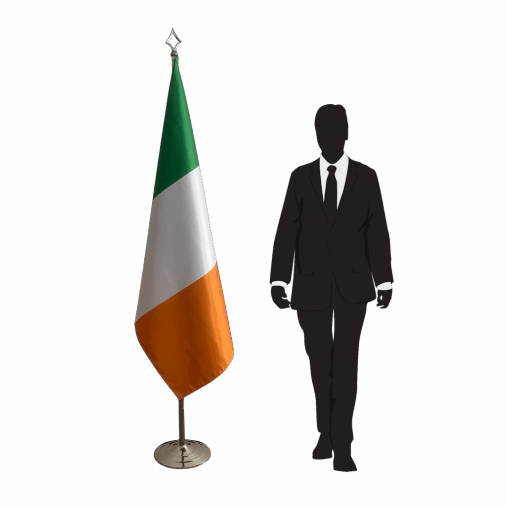 drapeau irlande sur hampe
