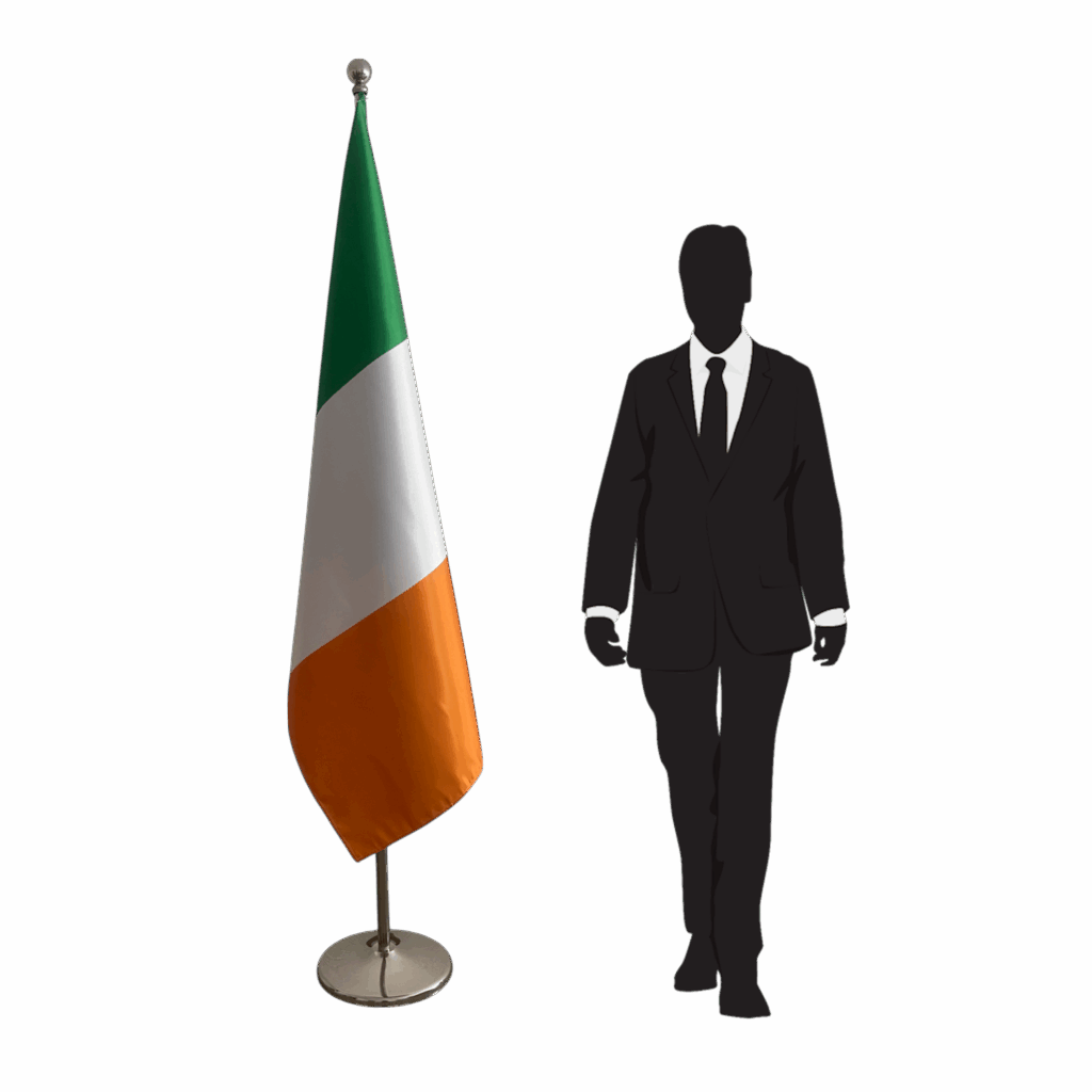 drapeau irlande sur hampe